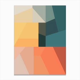 Cool Colourful Geometrics A Canvas Print