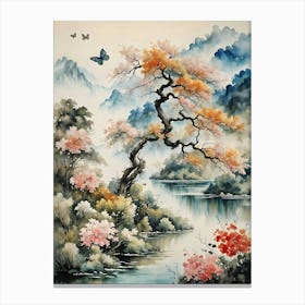 Asian Painting Canvas Print