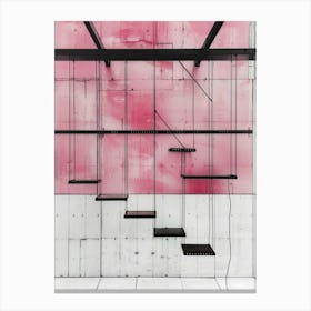 Pink Wall 1 Canvas Print