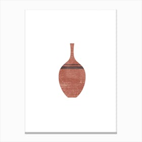 Alabastron Greek Terracotta Vase Canvas Print