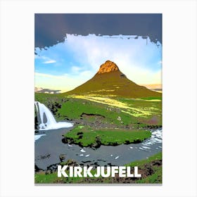 Kirkjufell, Mountain, Iceland, Nature, Climbing, Wall Print, Canvas Print