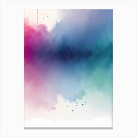 Abstract Watercolor Background Canvas Print