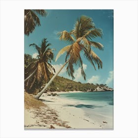 Palm Trees On The Beach III Canvas Print