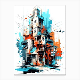 Urban Cityscape Canvas Print