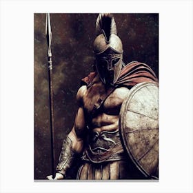 Spartan Warrior Stampe su tela