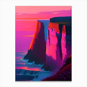The Cliffs Of Moher Sunset Dreamy Landscape Canvas Print