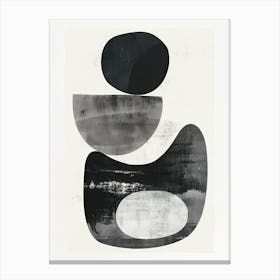 Haugesund Stone Park Bauhaus Minimalist Canvas Print