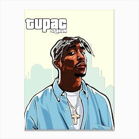 Tupac 7 Canvas Print