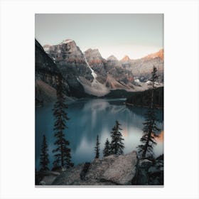 Blue Mountain Lake Canvas Print