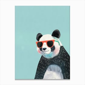 Panda Bear In Sunglasses 1 Canvas Print