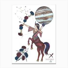 Sagittarius Goddess Canvas Print