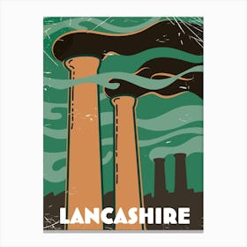 Lancashire Chimneys Canvas Print