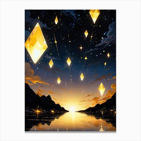 Emeralds In The Sky Canvas Print