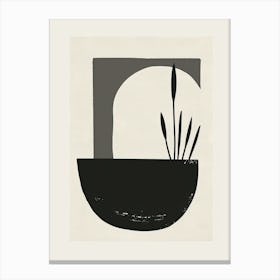 Miami Stone Park Bauhaus Minimalist Canvas Print