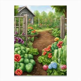 Vegetable Garden Canvas Print