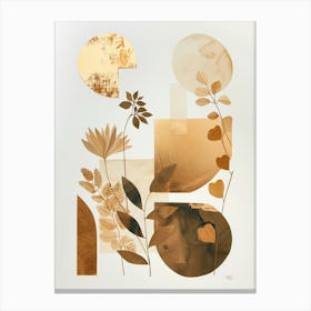 'Gold Leaf' 10 Canvas Print