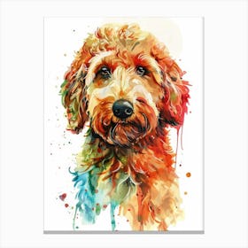 Poodle Painting 4 Canvas Print