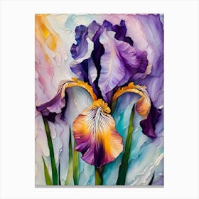 Iris Digital Art Painting Canvas Print