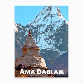 Ana Dablam, Mountain, Nepal, Himalaya, Nature, Climbing, Wall Print, Canvas Print