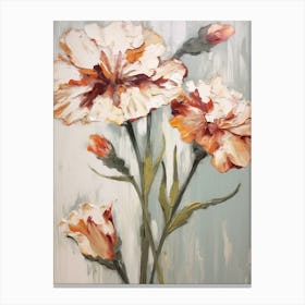 Fall Flower Painting Carnation 5 Canvas Print