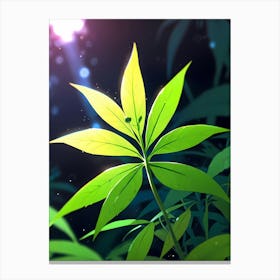 Marijuana Leaf 1 Canvas Print