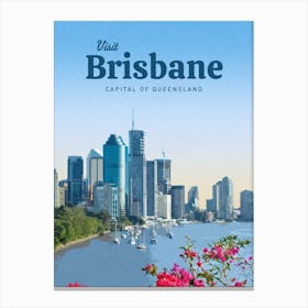 Brisbane Cityscape Canvas Print