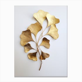 Ginkgo Leaf Wall Art 5 Canvas Print