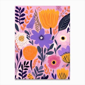 Floral Background 1 Canvas Print