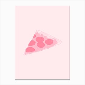 Pink Pizza 1 Canvas Print