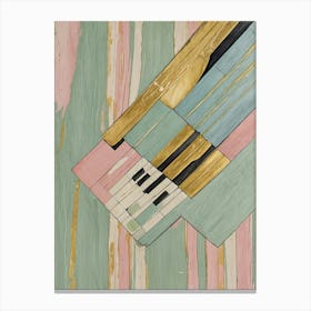 Abstract Piano Keys Canvas Print