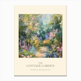 Cottage Garden Poster Wild Garden 9 Canvas Print
