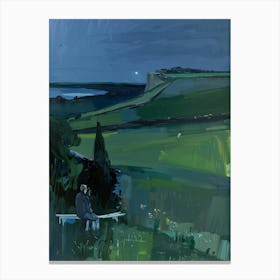 'Landscape At Night' Canvas Print