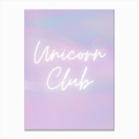 Unicorn Club 1 Canvas Print