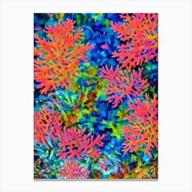 Acropora Granulosa 2 Vibrant Painting Canvas Print