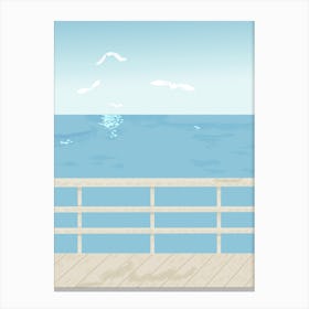 Pier View Canvas Print