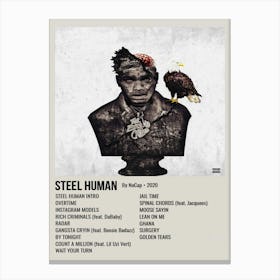 Steel Human By Nocap 2020 Poster 1 Canvas Print