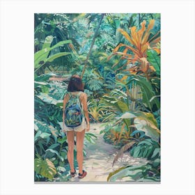 In The Garden Fairchild Tropical Botanic Garden Usa 3 Canvas Print