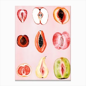 Fruit Slicing Canvas Print