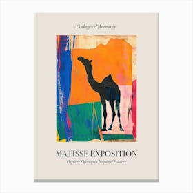 Camel 4 Matisse Inspired Exposition Animals Poster Canvas Print