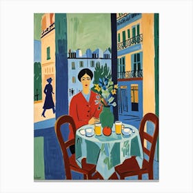 Cafe Au Lait Canvas Print