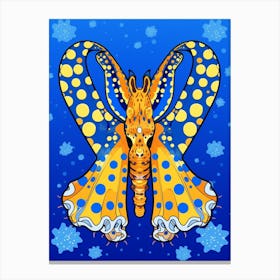 Southern Blue Ringed Octopus Illustration 7 Canvas Print