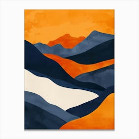 Abstract Landscape Painting 5 Canvas Print