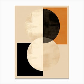 Bauhaus Inflections; Geometric Introspection Canvas Print