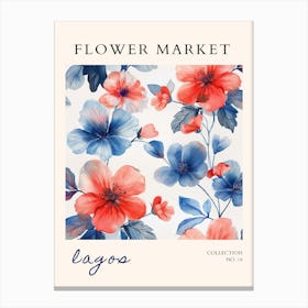 Flower Market 38 Canvas Print