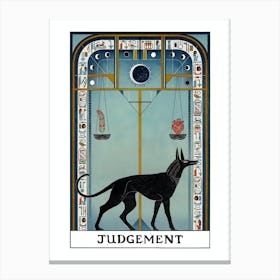 Judgement Tarot Print Canvas Print