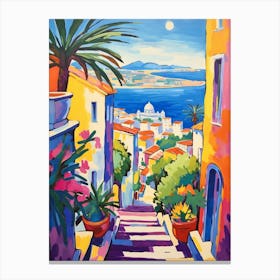 Split Croatia 3 Fauvist Painting Canvas Print