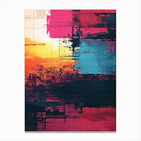 Abstract Canvas Print | Pixel Art Series Canvas Print