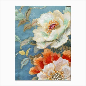 Chinese Floral Painting 5 Canvas Print