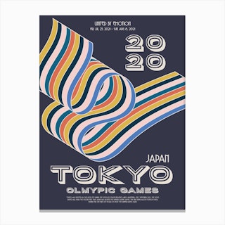 Tokyo 2020 Olympic Canvas Print