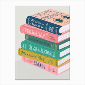 Jane Austen S Novels Canvas Print